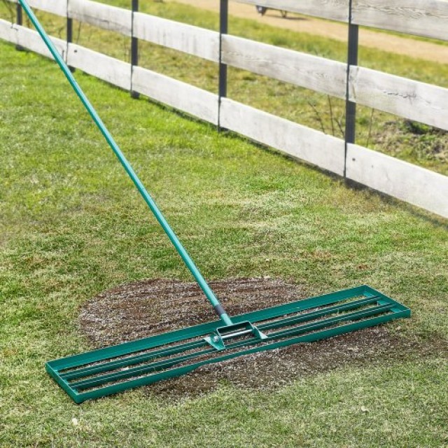 VEVOR Ισοπεδωτική Τσουγκράνα Γκαζόν, 48x10, Βαρέως Τύπου με Χειρολαβή 78, Κατάλληλη για Κήπο, Γκαζόν Γκολφ, Φάρμα  CPPZP1048000TBPBMV0
