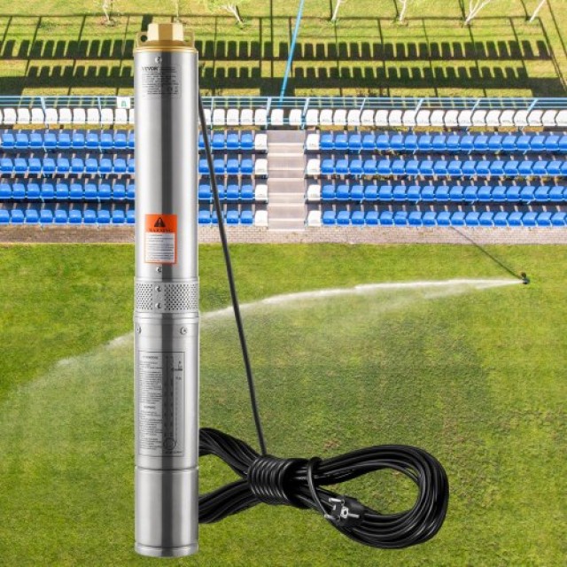 Αντλία Υποβρύχια VEVOR 370W 5.3 m³/h 50 m Ανοξείδωτη  S220V370W64MH...