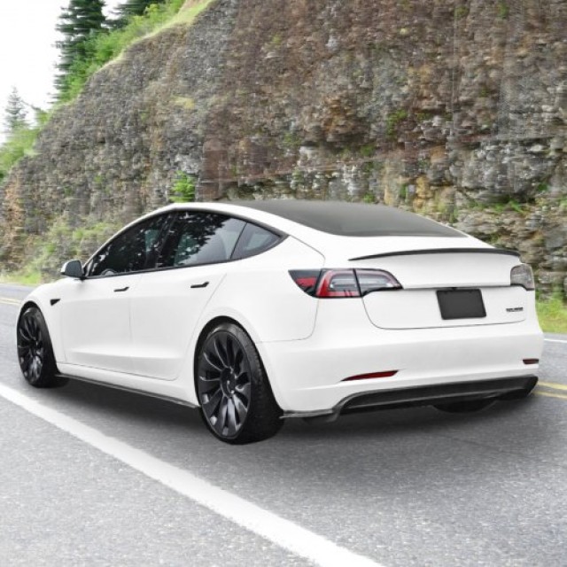 Πίσω Αεροτομή VEVOR GT 48.2 για Tesla Model 3, Μαύρο Ματ  ZYXWYABSMODEHW7D8V0