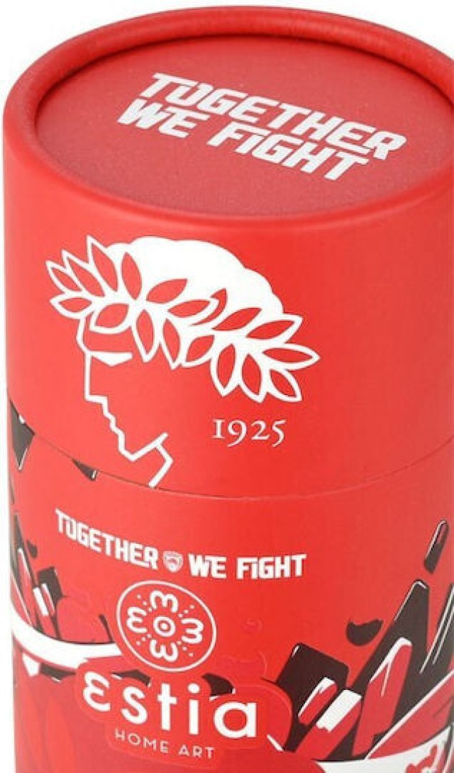 ESTIA Θερμός Ταξιδιού 500ml Ολυμπιακός BC Together we Fight 00-27100 ESTIA Θερμός Ταξιδιού 500ml Ολυμπιακός BC Together we Fight 00-27100