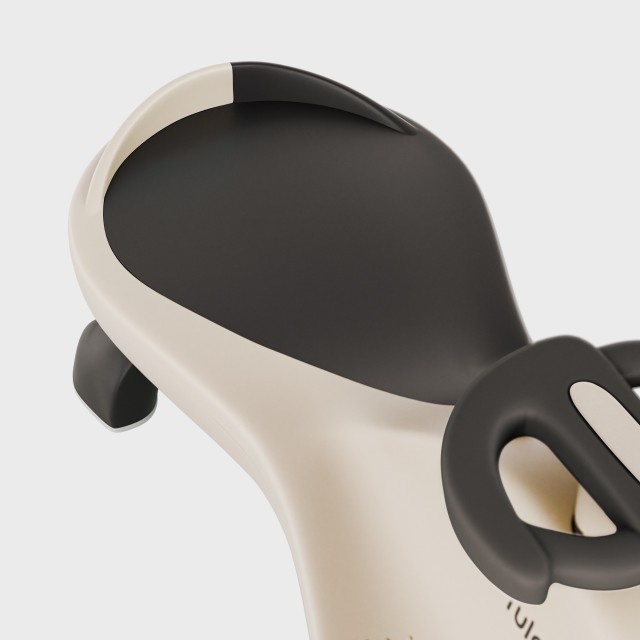 Tulano Παιδικό Ποδοκίνητο Όχημα LED FOCUS 35 με τιμόνι 360° Μπεζ  5...