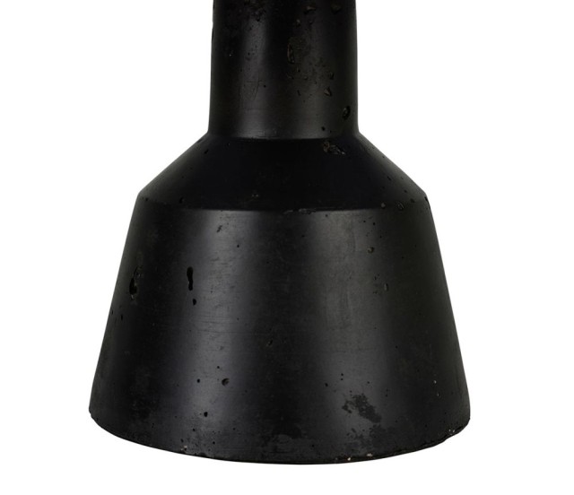 Ostaria Λάμπα Τσιμέντου Λινό Portland Μαύρο Μπεζ H29.5cm -37531
