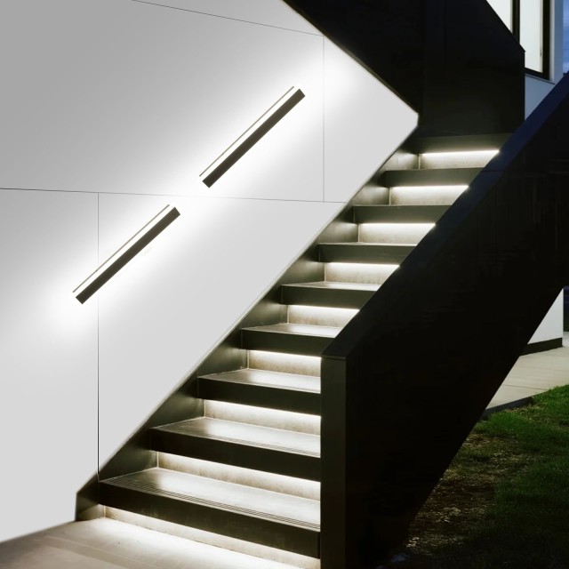 VEVOR Δίχρωμο Εξωτερικό Φωτιστικό Τοίχου 600mm - Ρυθμιζόμενη Θερμοκ...