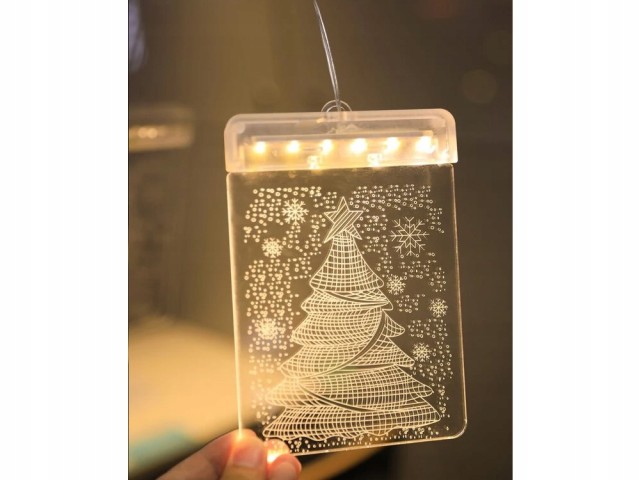 Verk Group 3D Διακοσμητικό Υαλοστάσιο Χριστουγεννιάτικα Φώτα 590745... Verk Group 3D Διακοσμητικό Υαλοστάσιο Χριστουγεννιάτικα Φώτα 590745...