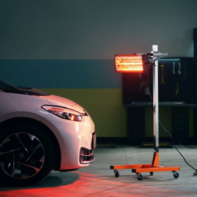 VEVOR Λάμπα Υπέρυθρης Βαφής 1500W για Στέγνωμα Αυτοκινήτων ZJSKQD1500W06IMIAV2
