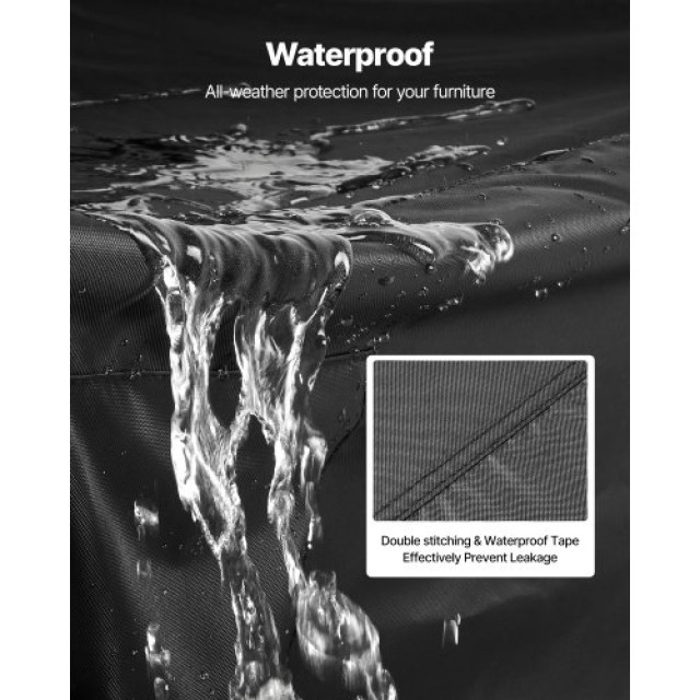 VEVOR Αδιάβροχο Κάλυμμα Εξωτερικού Χώρου Τραπεζαρίας 420D 88x62 FXJ... VEVOR Αδιάβροχο Κάλυμμα Εξωτερικού Χώρου Τραπεζαρίας 420D 88x62 FXJ...