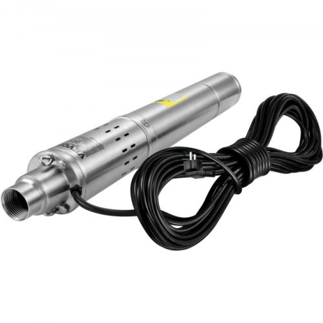 Υποβρύχια Αντλία VEVOR 550W, 230V, 35L/min, 108m, Ανοξείδωτη, IP68 ...