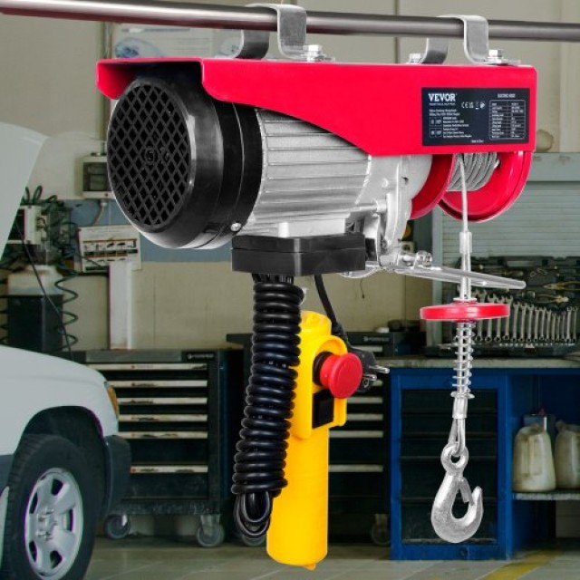 Ηλεκτρικός Γερανός VEVOR, 600kg, 1150W, 220V, 12m Καλώδιο, Χειριστήριο, Χαλκός Κινητήρας  DDGSSHLYXYKKY1RV9V2