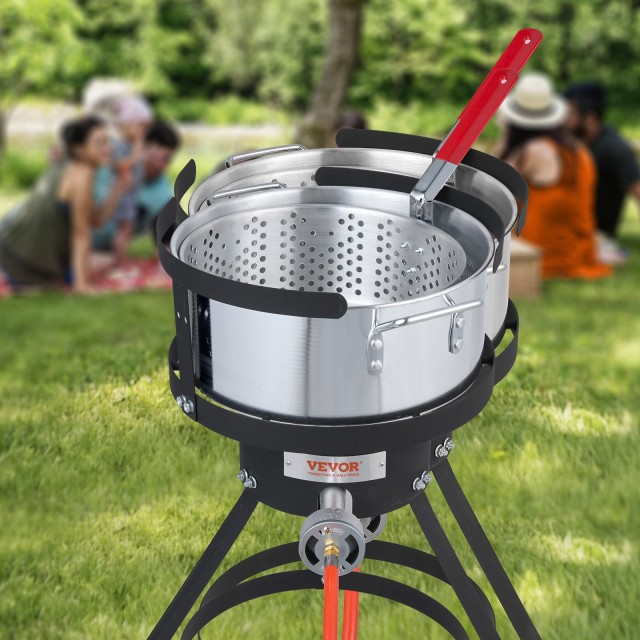 Φορητή Υπαίθρια Φριτέζα Προπανίου 9,35L 54.000 BTU -  HXG54000BTU1Q7OFOV0 VEVOR