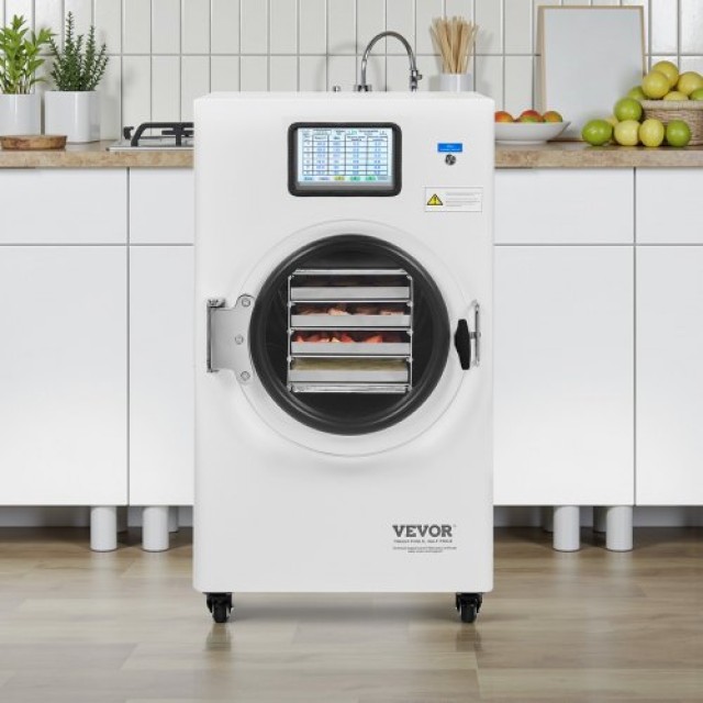 VEVOR Λευκός Καταψύκτης Ξήρανσης 4 Επιπέδων για Φρούτα & Λαχανικά SPDGJ0446KG04HSFIV2