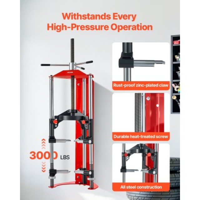 VEVOR Ρυθμιζόμενος Συμπιεστής Ελατηρίων Σπειρών έως 3000 lbs KBGSZX...