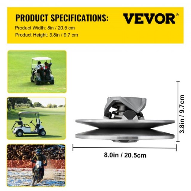 Συμπλέκτης Υψηλής Ροπής VEVOR για Club Car DS & Precedent 1997+ 4-Κύλινδρο Ασημί  KDCLHQ97-UPGEFHLQV0