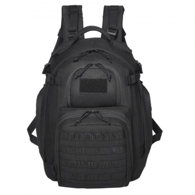VEVOR  Στρατιωτικό Σακίδιο 25L με Molle & Σφουγγαρένια Επένδυση Μαύ...