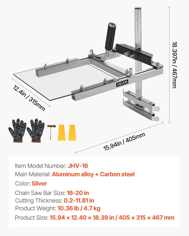 VEVOR Φορητός Κορμοτεμαχιστής Αλυσόπριονου 41-51 εκ, Διαστάσεις Κοπ... VEVOR Φορητός Κορμοτεμαχιστής Αλυσόπριονου 41-51 εκ, Διαστάσεις Κοπ...