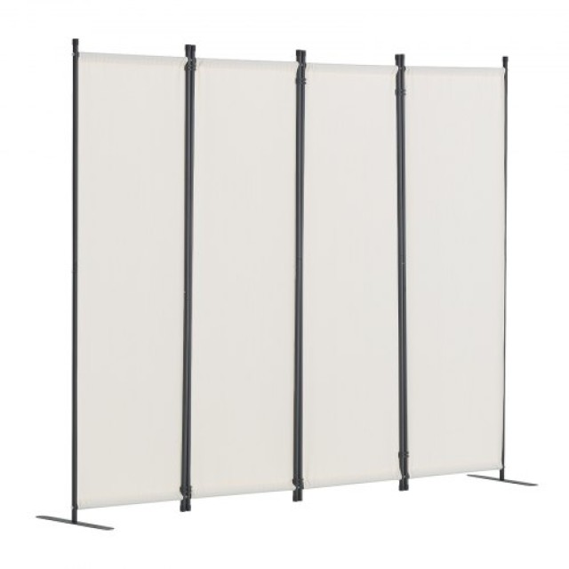 VEVOR Διαχωριστικό Δωματίου 4-Πάνελ Λευκό BLPF88675INCUMP3OV0
