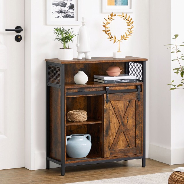 VASAGLE Βιομηχανικό Ντουλάπι Αποθήκευσης 70x30x80cm με Ρυθμιζόμενα ...