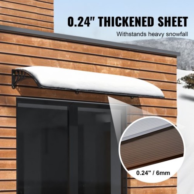 VEVOR  Τέντα Παραθύρου/Πόρτας 40x120, Προστασία UV/Βροχή/Χιόνι  MCZYPYCZ40120RAR3V0