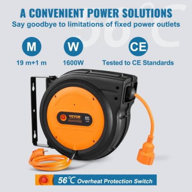 VEVOR Αναδιπλούμενη Μπαλαντέζα 19μ 1600W 1μ  SSSJXQ65FTCHP09OJV2