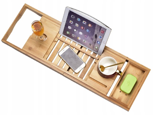 Verk Group Ρυθμιζόμενο Μεγάλο Ραφάκι Μπάνιου από Μπαμπού για Σπα 59...