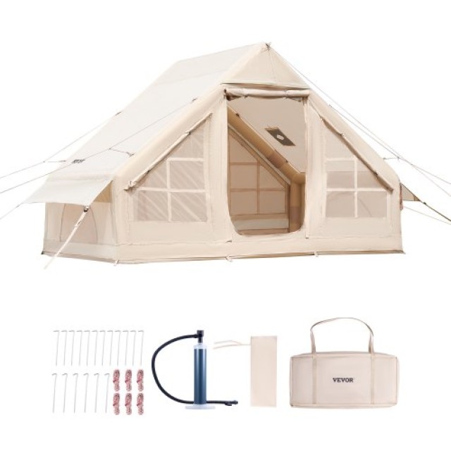 VEVOR Φουσκωτή Σκηνή Glamping 3-5 Ατόμων με Αντλία Εύκολη Στήσιμο KJZP321MCQWZILCOXV0