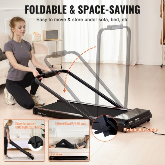 VEVOR Διάδρομος Γραφείου με Χειρολαβή για Σπίτι/Γραφείο  EHYZBJBKPD...