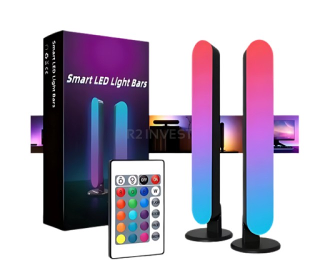 Κολόνα Φωτισμού LED RGB με Τηλεχειριστήριο – Διακοσμητικός Φωτισμός Μουσικής 4.1 x 3.5 x 24.8 cm 5908222241919 SPM