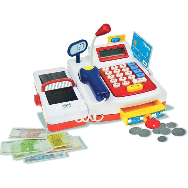BAKAJI Παιδική Ταμειακή Μηχανή Παιχνίδι με Χρήματα, Φώτα και Ήχους ... BAKAJI Παιδική Ταμειακή Μηχανή Παιχνίδι με Χρήματα, Φώτα και Ήχους ...