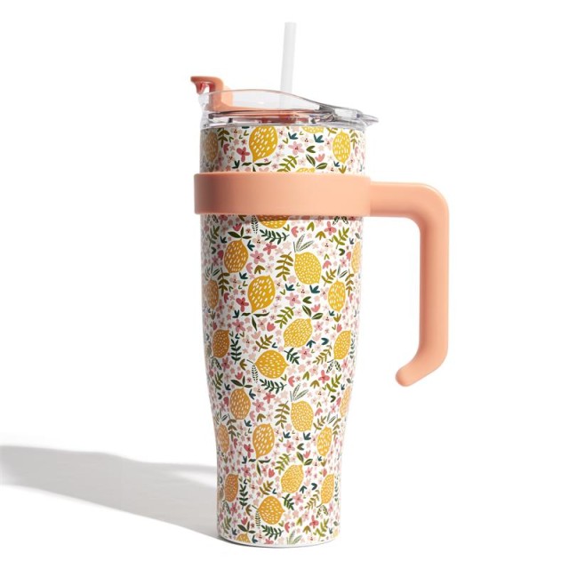 Θερμός Μεταλλικός 560ml Line Take Away Fleur - Κίτρινο KA0439-Yello...