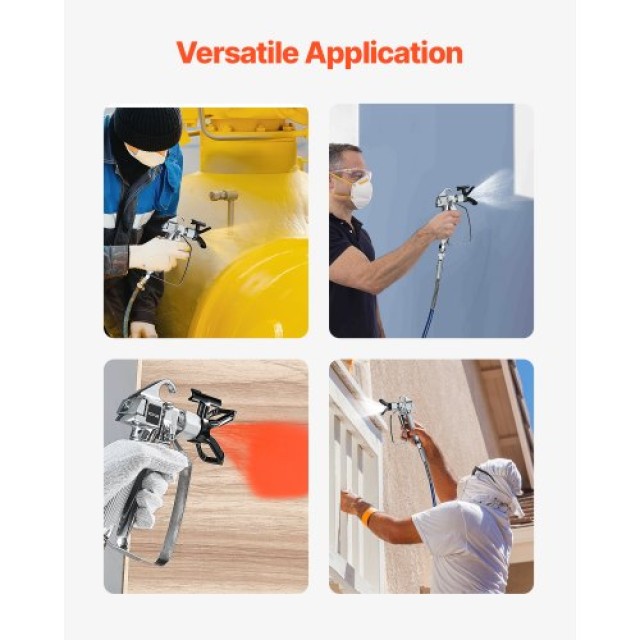 VEVOR Πιστόλι Βαφής Χωρίς Αέρα 3600PSI με 5 Μύτες GYWQPTJRGJPJSGQJDV0