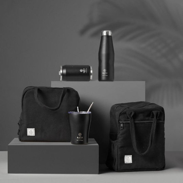 ESTIA Θερμική Κούπα Καφέ 350ml Save the Aegean Midnight Black 01-12083 ESTIA Θερμική Κούπα Καφέ 350ml Save the Aegean Midnight Black 01-12083