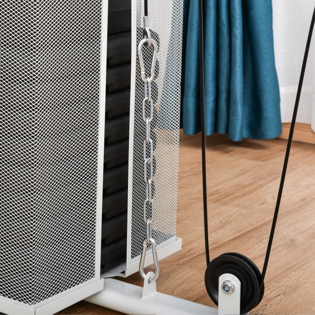 HOMCOM Πολυλειτουργικός Σταθμός Γυμναστικής 150x110x210 εκ. A91-134