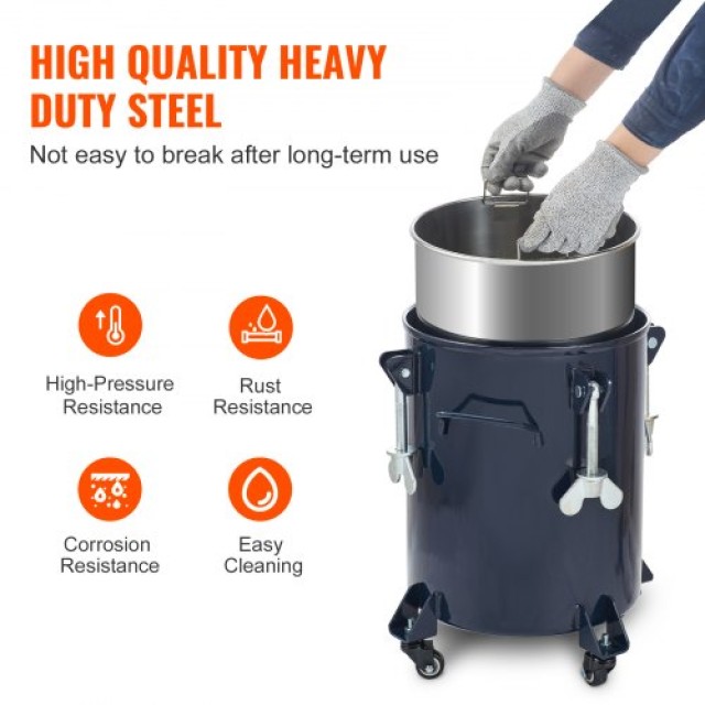 Δοχείο Πίεσης Βαφής VEVOR 30L με Μίξερ, 70PSI Max  PQTBDOX30LUJO1Z5WV0