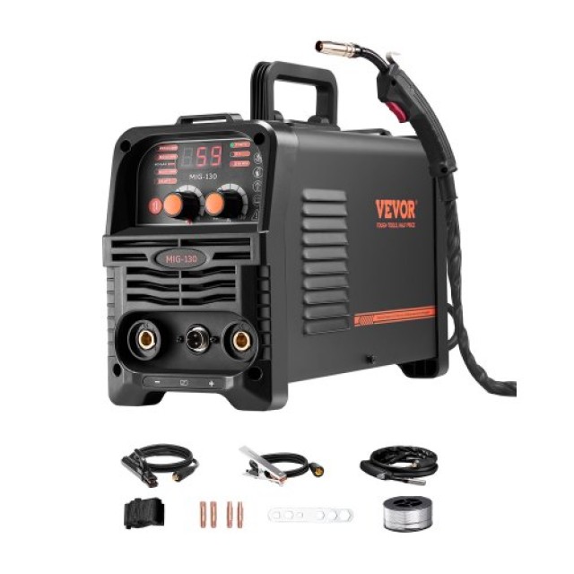 VEVOR Συγκολλητής MIG 130Amp 3-σε-1 Flux Core MIG/Stick/Lift TIG MI...