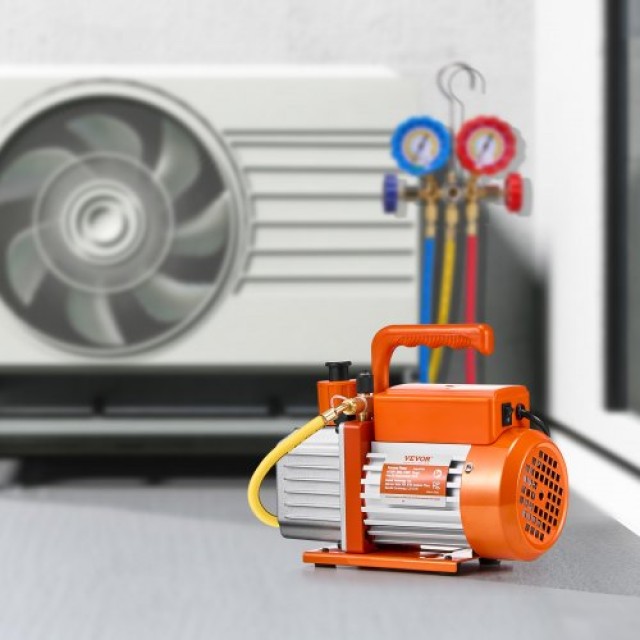 VEVOR Αντλία Κενού 5 CFM HVAC Μονού Σταδίου Περιστροφικού Πτερυγίου με Συμπεριλαμβανόμενο Λάδι ZKBLJDJ12HP5O7RWSV2