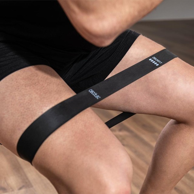 CECOTEC  Σετ Ταινιών Αντίστασης DrumFit - 5 Ελαστικές Ταινίες Λατέξ με Διάφορα Επίπεδα Αντίστασης και Τσάντα Μεταφοράς  CEC-07125