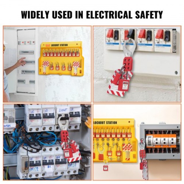 Σετ Ασφαλείας VEVOR Lockout Tagout, 60 Τεμ.  AQSJTZ60JDGB62SHMV0