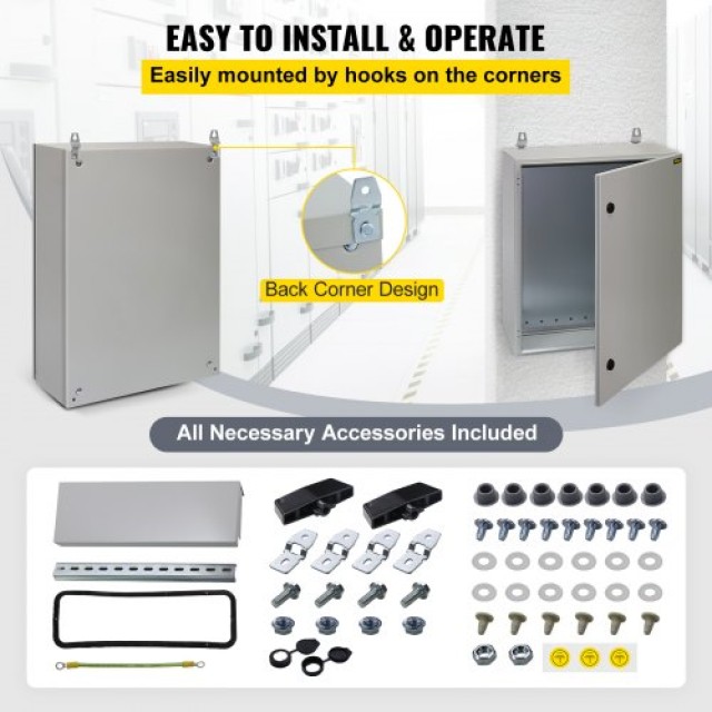 Ηλεκτρικό Κουτί VEVOR 28x20x8 NEMA 4 IP65 Αδιάβροχο  TUL70X50X20CM6...