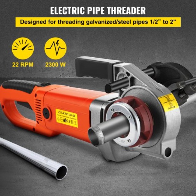 Ηλεκτρικό Σπειροτόμο VEVOR, 2300W, 220V, με 6 Καλούπια 1/2-2  TSJOC...