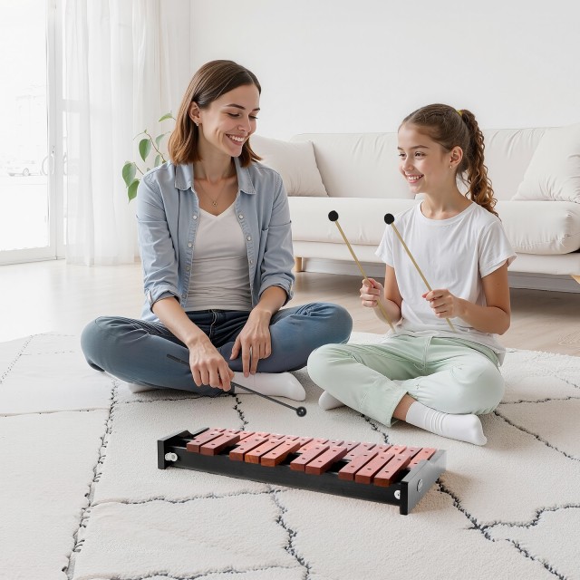 VEVOR Ξυλόφωνο Γκλοκενσπίλ 25 Νότων, 2 Τύποι Μπαγκέτες, με Τσάντα Μ... VEVOR Ξυλόφωνο Γκλοκενσπίλ 25 Νότων, 2 Τύποι Μπαγκέτες, με Τσάντα Μ...