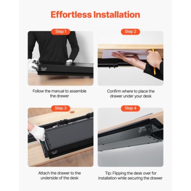 VEVOR Συρτάρι Οργάνωσης Γραφείου 68 εκ. GZTCTCGK26IN2GFJ9V0