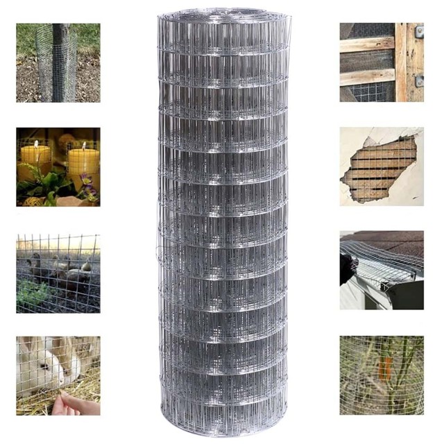 BAKAJI  Ηλεκτροσυγκολλημένο Μεταλλικό Πλέγμα 2 μ x 25 μ Με Μάτι 50x...