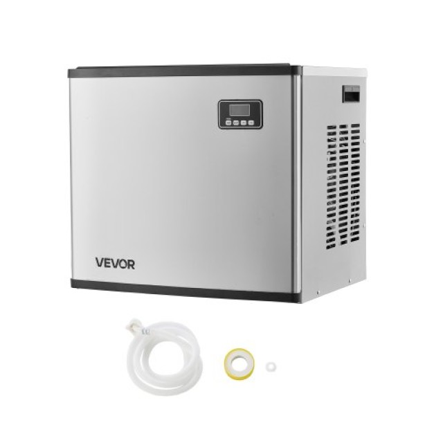 VEVOR Εμπορική Παγομηχανή 400LBS/24Ω με Κάδο Αποθήκευσης 300LBS - Α...