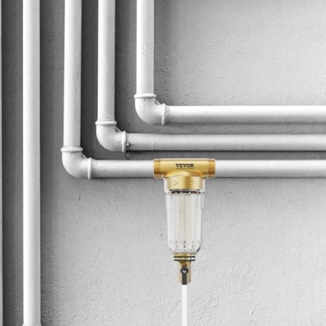 VEVOR Φίλτρο Καθίζησης 40 Μικρών για Πηγάδι, 3/4 G-F + 1 G-M, 4 T/H Ροή, για Οικιακή Φίλτρανση Νερού  SDCXQZSGLQZC3BJ3TV0