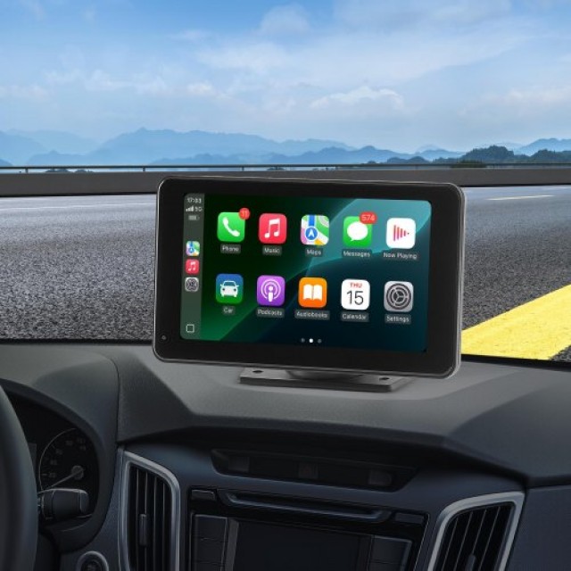 VEVOR Οθόνη Αυτοκινήτου 7 με CarPlay, Android Auto & Κάμερα Οπισθοπ...