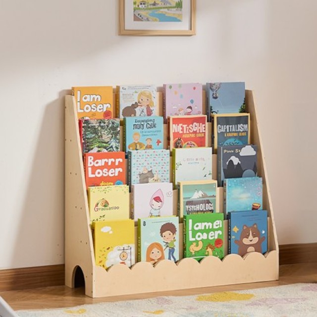 VEVOR Βιβλιοθήκη Montessori 5 Επιπέδων με Κρεμάστρες ETCWJJZMZ3146E...