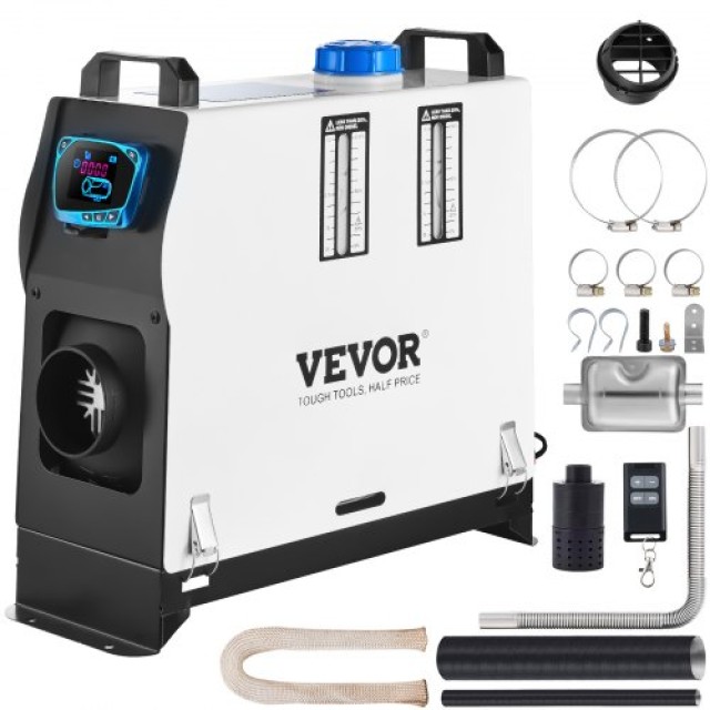 VEVOR Θερμαντήρας Ντίζελ 5KW, 12V, LCD, Τηλεχειριστήριο, Γρήγορη Θέρμανση για Οχήματα ZCJRQYT5KWSBXYJKGV0