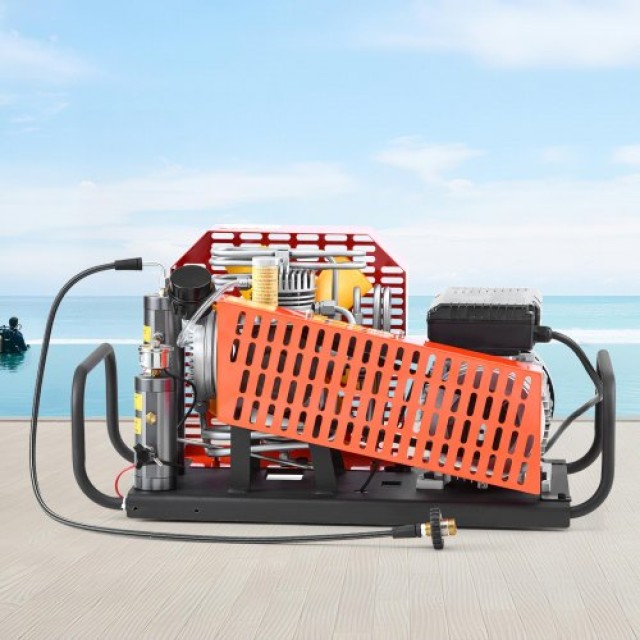 VEVOR Τετρακύλινδρος Συμπιεστής Αέρα 4500PSI/30Mpa για Καταδυτικές ...