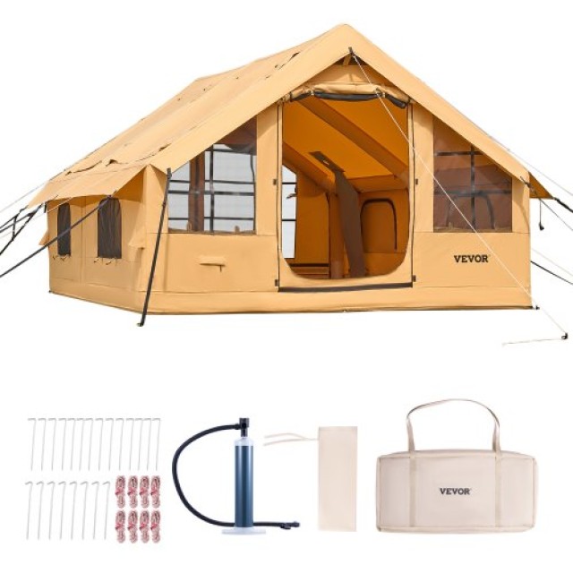 VEVOR Φουσκωτή Σκηνή Glamping 5-8 Ατόμων με Αντλία KJZP431MCQWZ4I93RV0