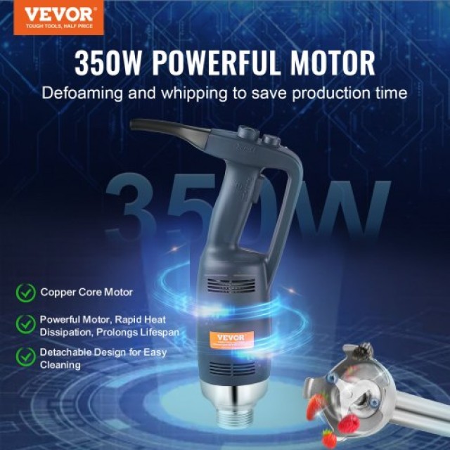 Επαγγελματικός Ραβδομπλέντερ VEVOR 350W για Σούπες & Σάλτσες  ZXSCJBQ350WB371FZV2
