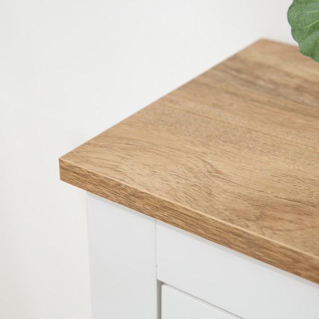 HOMCOM  Συρταριέρα Slim με 2 Ανακλινόμενα Συρτάρια και Ρυθμιζόμενο ...